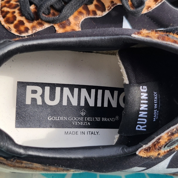 Golden goose running shoe in leopard sz 37 - Picture 5 of 8